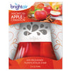 BRIGHT Air® Scented Oil™ Air Freshener, Macintosh Apple and Cinnamon, Red, 2.5 oz, 6/Carton Scented Oils - Office Ready