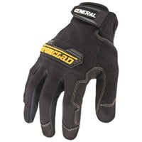 Ironclad General Utility Gloves™, Black, X-Large, Pair Work Gloves, Fabric - Office Ready