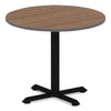Alera® Hospitality Series Single-Column Bases, 28.5"h, 300 lb Cap, Steel, Black Tables-Hospitality & Breakroom Tables - Office Ready