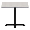 Alera® Reversible Laminate Table Top, Square, 35.38w x 35.38d, White/Gray Tables-Multipurpose & Training Tables - Office Ready