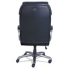 SertaPedic® Cosset Big & Tall Executive Chair, Supports Up to 400 lb, 19" to 22" Seat Height, Black Seat/Back, Slate Base Chairs/Stools-Big & Tall Office Chairs - Office Ready