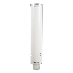 San Jamar® Pull-Type Water Cup Dispenser, For 5 oz Cups, White
