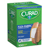Curad® Flex Fabric Bandages, Assorted Sizes, 100/Box Bandages-Fabric Self-Adhesive Strip - Office Ready
