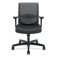 HON® Convergence® Mid-Back Task Chair, Swivel-Tilt, Supports Up to 275 lb, 15.75" to 20.13" Seat Height, Black