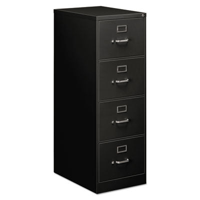 Alera® Four-Drawer Economy Vertical File, 4 Legal-Size File Drawers, Black, 18