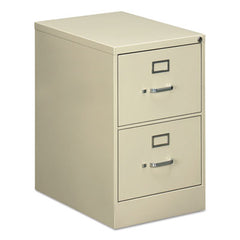 Alera® Two-Drawer Economy Vertical File, 2 Legal-Size File Drawers, Putty, 18.25" x 25" x 29"