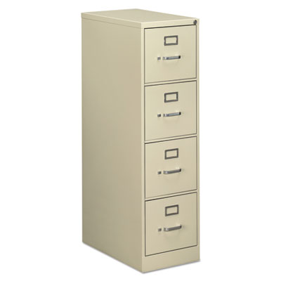 Alera® Four-Drawer Economy Vertical File, 4 Letter-Size File Drawers, Putty, 15