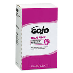 GOJO® RICH PINK™ Antibacterial Lotion Soap, Floral, 2,000 mL, 4/Carton