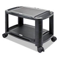 Alera® 3-in-1 Cart and Stand, Plastic, 3 Shelves, 1 Drawer, 100 lb Capacity, 21.63