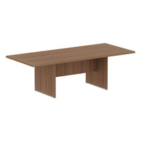 Alera® Valencia™ Series Conference Table, Rectangular, 94.5w x 41.38d x 29.5h, Modern Walnut Tables-Conference Tables - Office Ready