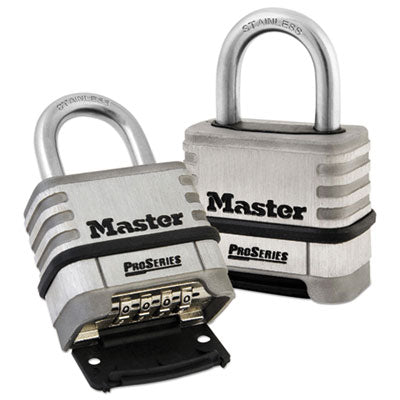 Master Lock® ProSeries Stainless Steel Easy-to-Set Combination Lock, Stainless Steel, 5/16