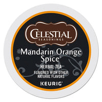 Celestial Seasonings® Mandarin Orange Spice® Herbal Tea K-Cups®, 96/Carton Tea K-Cups - Office Ready