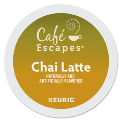 Café Escapes® Chai Latte K-Cups®, 96/Carton