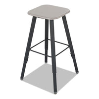 Safco® AlphaBetter® Adjustable-Height Student Stool, Backless, Supports Up to 250 lb, 35.5
