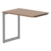 Alera® Open Office Series O-Leg Return Base, Fully Adjustable, 23.38" x 28.5" Tables-Multipurpose & Training Tables - Office Ready