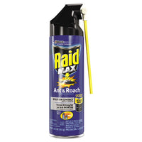 Raid® Ant & Roach Killer, 14.5 oz Aerosol Spray, Unscented, 6/Carton Insecticides-Insect Killer Aerosol Spray - Office Ready