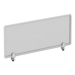 Alera® Polycarbonate Privacy Panel, 47w x 0.50d x 18h, Silver/Clear