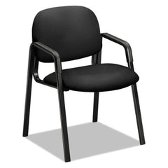 HON® Solutions Seating® 4000 Series Leg Base Guest Chair, 23.5" x 24.5" x 32", Black