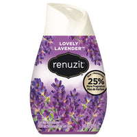 Renuzit® Adjustables Air Freshener, Lovely Lavender, 7 oz Cone Stick/Disk Air Fresheners/Odor Eliminators - Office Ready