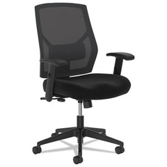 HON® VL581 High-Back Task Chair, Supports Up to 250 lb, 18" to 22" Seat Height, Black