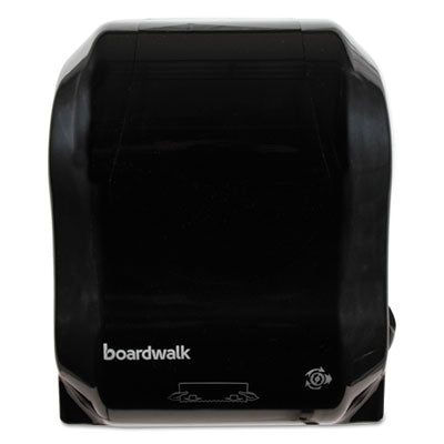 Boardwalk® Hands Free Mechanical Towel Dispenser, 13.25 x 10.25 x 16.25, Black Towel Dispensers-Roll, Mechanical - Office Ready