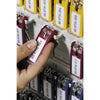Durable® Locking Key Cabinet, 72-Key, Brushed Aluminum, Silver, 11.75 x 4.63 x 15.75 Key Cabinets - Office Ready