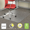 Alera® Studded Chair Mat for Flat Pile Carpet, 46 x 60, Rectangular, Clear Chair Mats - Office Ready