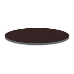 Alera® Reversible Laminate Table Top, Round, 35.38w x 35.38d, Medium Cherry/Mahogany