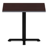 Alera® Reversible Laminate Table Top, Square, 35.38w x 35.38d, Medium Cherry/Mahogany Tables-Multipurpose & Training Tables - Office Ready
