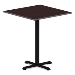 Alera® Reversible Laminate Table Top, Square, 35.38w x 35.38d, Medium Cherry/Mahogany
