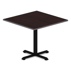 Alera® Reversible Laminate Table Top, Square, 35.38w x 35.38d, Espresso/Walnut