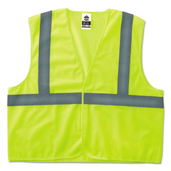ergodyne® GloWear® 8205HL Type R Class 2 Super Econo Mesh Safety Vest, Small/Medium, Lime