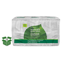 Seventh Generation® 100% Recycled Napkins, 1-Ply, 11 1/2 x 12 1/2, White, 250/Pack, 12 Packs/Carton Luncheon Napkins - Office Ready