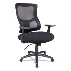 Alera® Elusion® II Series Mesh Mid-Back Swivel/Tilt Chair, Supports Up to 275 lb, 18.11" to 21.77" Seat Height, Black