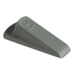 Master Caster® Big Foot® Doorstop, No-Slip Rubber, 2.25w x 4.75d x 1.25h, Gray, 12/Pack