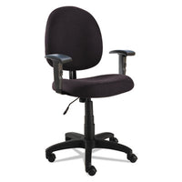 Alera® Essentia Series Swivel Task Chair with Adjustable Arms, Supports Up to 275 lb, 17.71