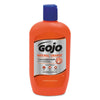 GOJO® NATURAL ORANGE™ Pumice Hand Cleaner, Citrus, 14 oz Bottle, 12/Carton Personal Soaps-Liquid, Pumice/Scrubber - Office Ready