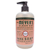 Mrs. Meyer's® Clean Day Liquid Hand Soap, Geranium, 12.5 oz, 6/Carton Liquid Soap, Moisturizing - Office Ready