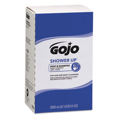 GOJO® SHOWER UP® Soap & Shampoo, Pleasant Scent, 2,000 mL Refill, 4/Carton