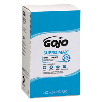 GOJO® SUPRO MAX™ Hand Cleaner in Pouch, Unscented, 2,000 mL Pouch Personal Soaps-Liquid Refill - Office Ready