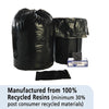 Stout® by Envision™ Total Recycled Content Plastic Trash Bags, 60 gal, 1.5 mil, 36" x 58", Brown/Black, 100/Carton Bags-Low-Density Waste Can Liners - Office Ready