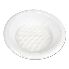 Boardwalk® Hi-Impact Plastic Dinnerware, Bowl, 10 to 12 oz, White, 1,000/Carton