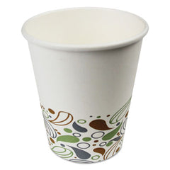 Boardwalk® Deerfield Printed Paper Hot Cups, 8 oz, 20 Cups/Sleeve, 50 Sleeves/Carton