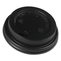 Boardwalk® Hot Cup Lids, Fits 8 oz Hot Cups, Black, 1,000/Carton Cup Lids-Hot Cup - Office Ready