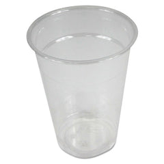 Boardwalk® Clear Plastic Cold Cups, 9 oz, PET, 20 Cups/Sleeve, 50 Sleeves/Carton