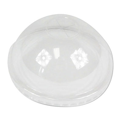 Boardwalk® PET Cold Cup Dome Lids, Fits 16 oz to 24 oz Plastic Cups, Clear, 1,000/Carton Cup Lids-Cold Cup Dome - Office Ready