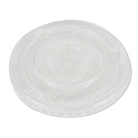 Boardwalk® PET Cold Cup Lids, Fits 16 oz to 24 oz Plastic Cups, Clear, 1,000/Carton Cup Lids-Cold Cup - Office Ready