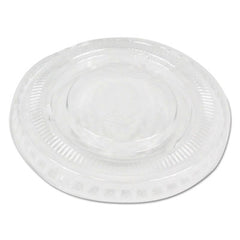 Boardwalk® Soufflé/Portion Cup Lids, Fits 2 oz Portion Cups, Clear, 2,500/Carton