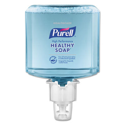 PURELL® Healthcare HEALTHY SOAP® High Performance Foam, For ES4 Dispensers, Fragrance-Free, 1,200 mL, 2/Carton Personal Soaps-Foam Refill - Office Ready