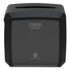 Dixie® Tabletop Napkin Dispenser, 7.6" x 6.1" x 7.2", Black